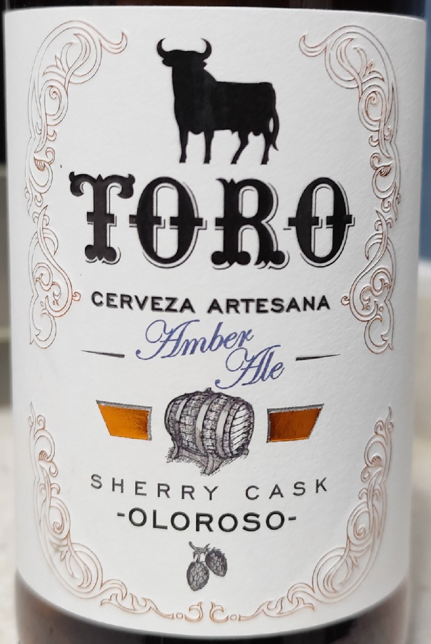 Toro Cerveza Artesana Amber Ale Sherry Cask Oloroso, Cerveza Mica