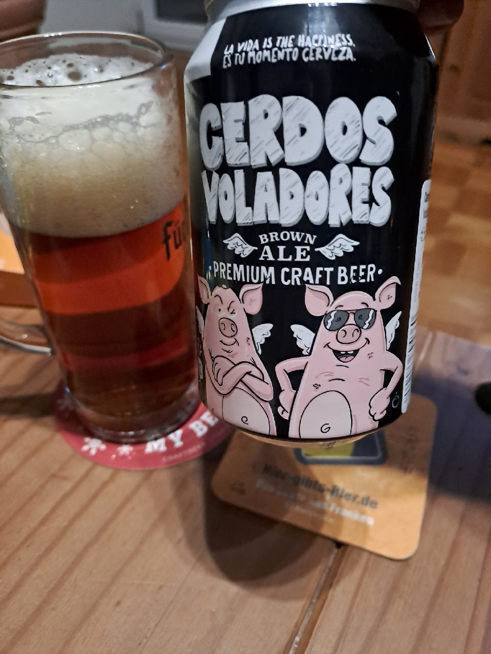 Cerdos Voladores Brown Ale, Barcelona Beer Company