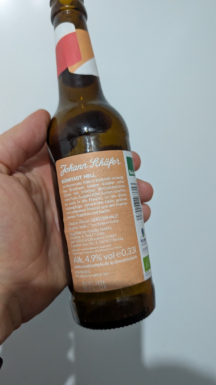 Johann Schäfer Südstadt Hell, Johann Schäfer