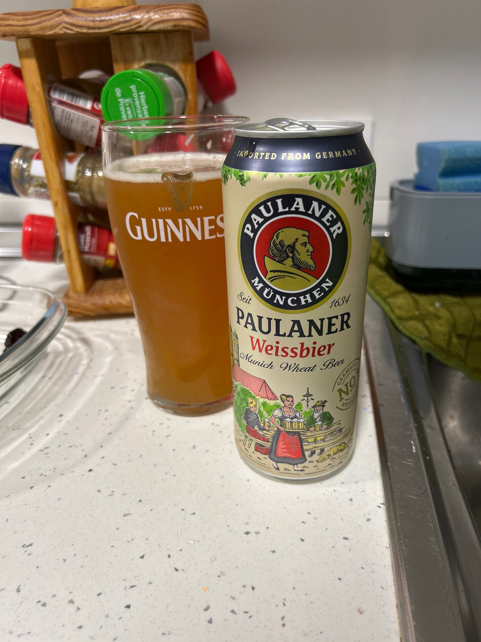 Paulaner Hefe-Weißbier Naturtrüb / Weissbier / Hefe-Weizen, Paulaner Brauerei