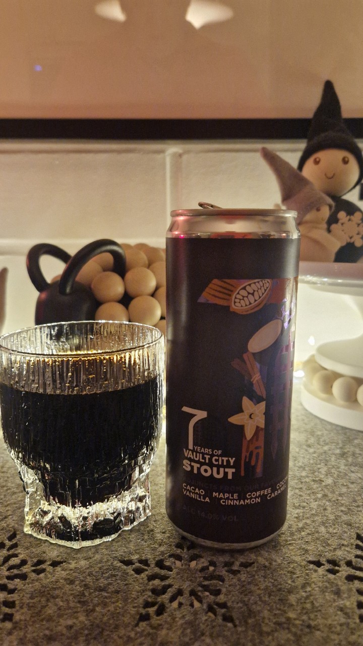 7 Years Stout, Vault City Brewing