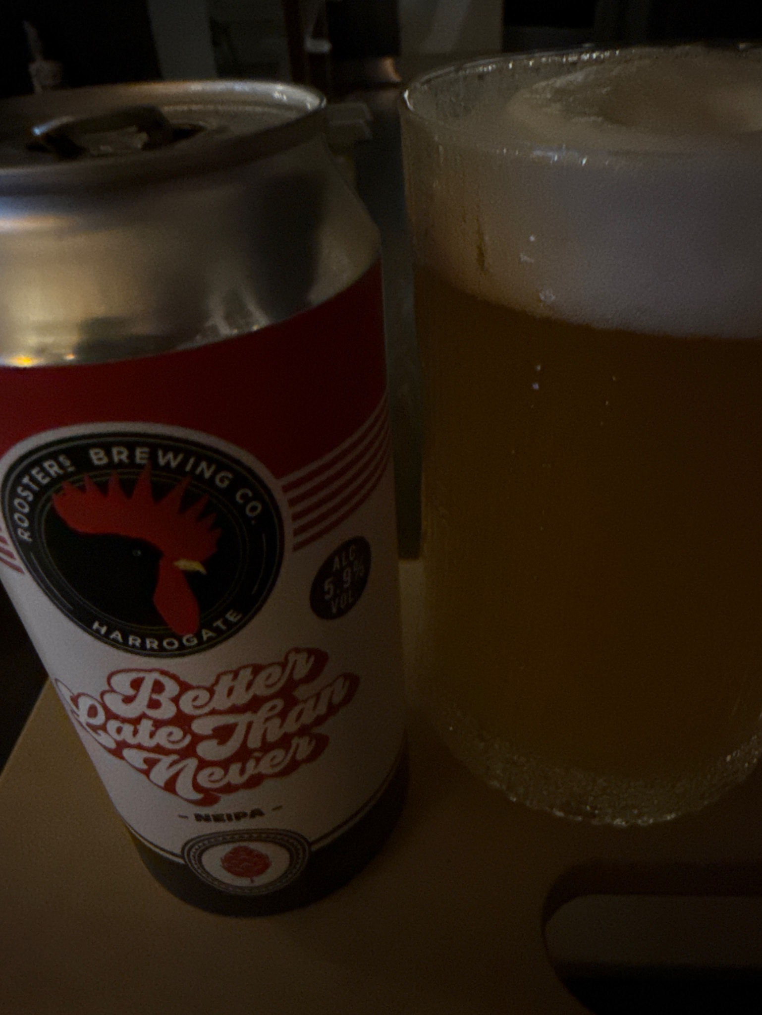 Better Late Than Never, Rooster's Brewing Co.