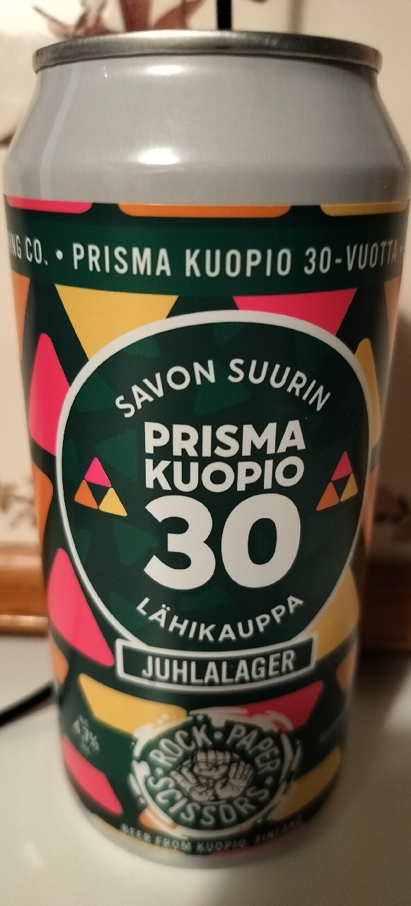 Prisma Kuopio 30 v. juhlalager, RPS Brewing
