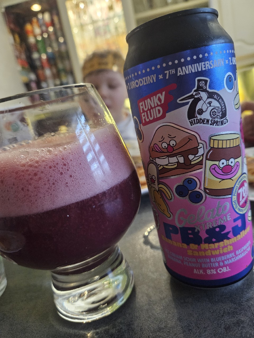 Gelato XTREME: PB&J Banana & Marshmallow Sandwich, Funky Fluid