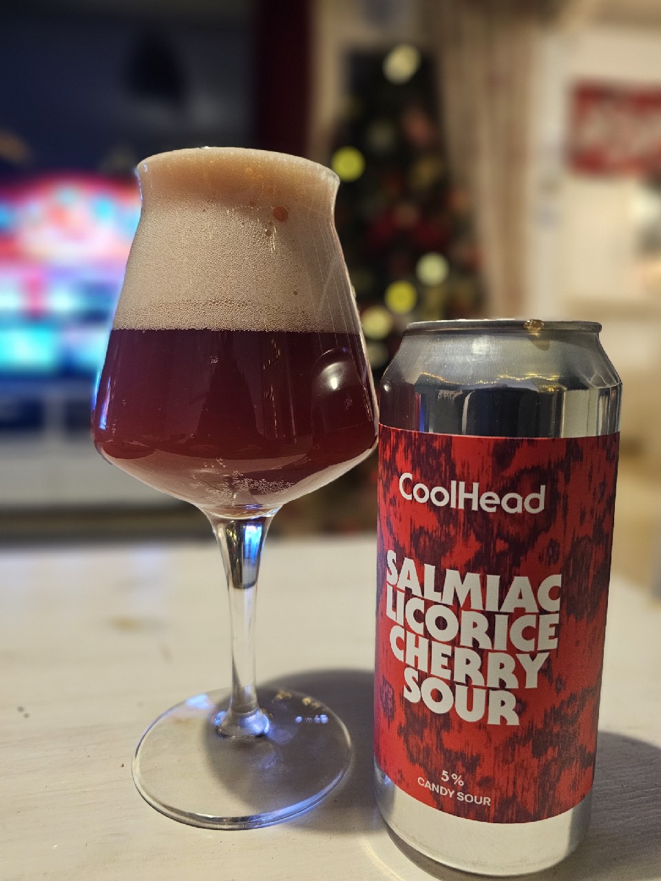 Salmiac Licorice Cherry Sour, CoolHead Brew