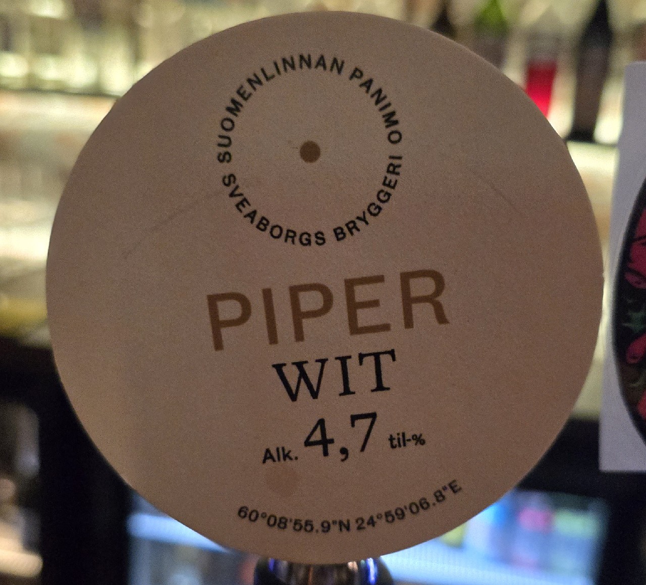 Piper Wit, Suomenlinnan Panimo