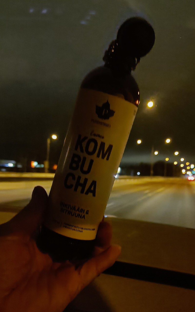 Luomu Kombucha Inkivääri & Sitruuna, Puhdistamo
