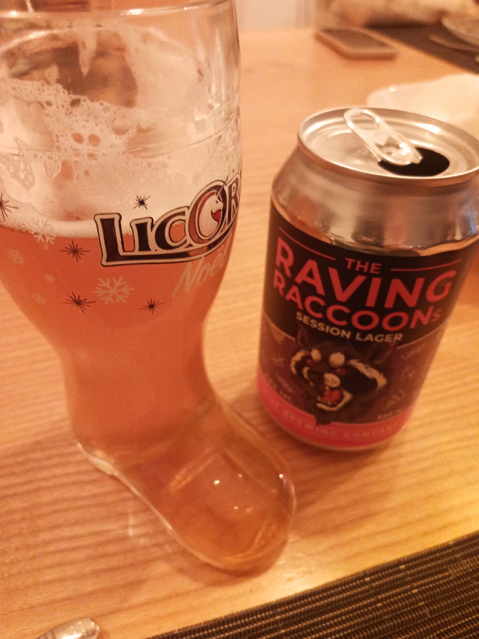 the raving raccoon session lager, Sweden