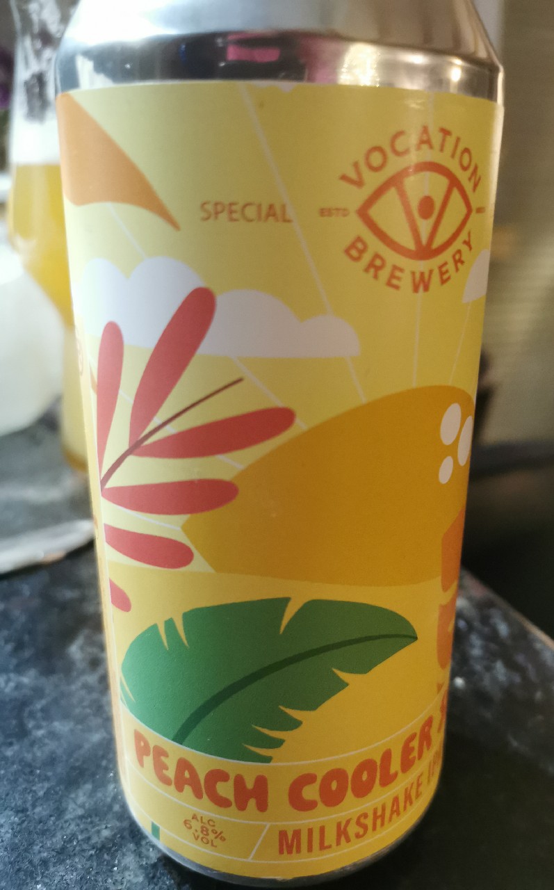Peach Cooler Shaker, Vocation Brewery