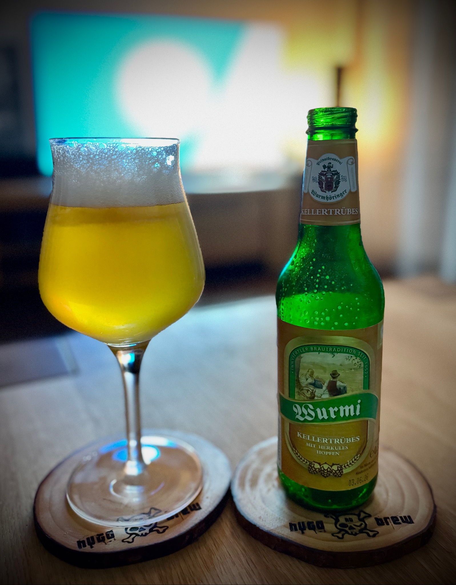 Wurmi Kellertrübes, Privatbrauerei Wurmhöringer