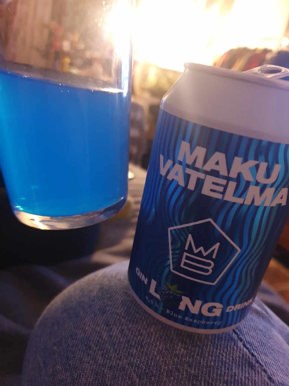 Vatelma Blue Raspberry Gin Long Drink, Maku Brewing
