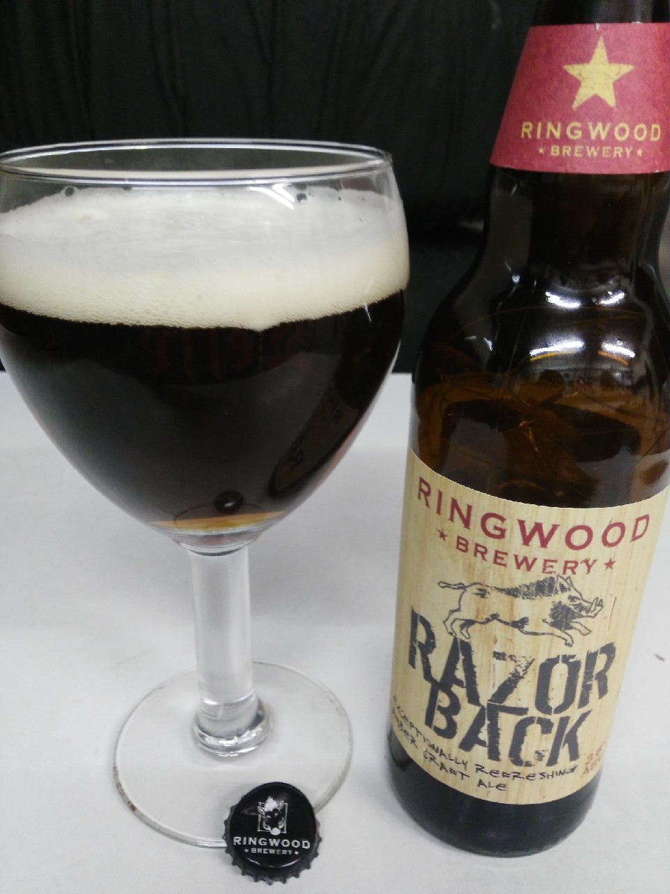 Razor Back, Ringwood Brewery (Marston's Brewery)
