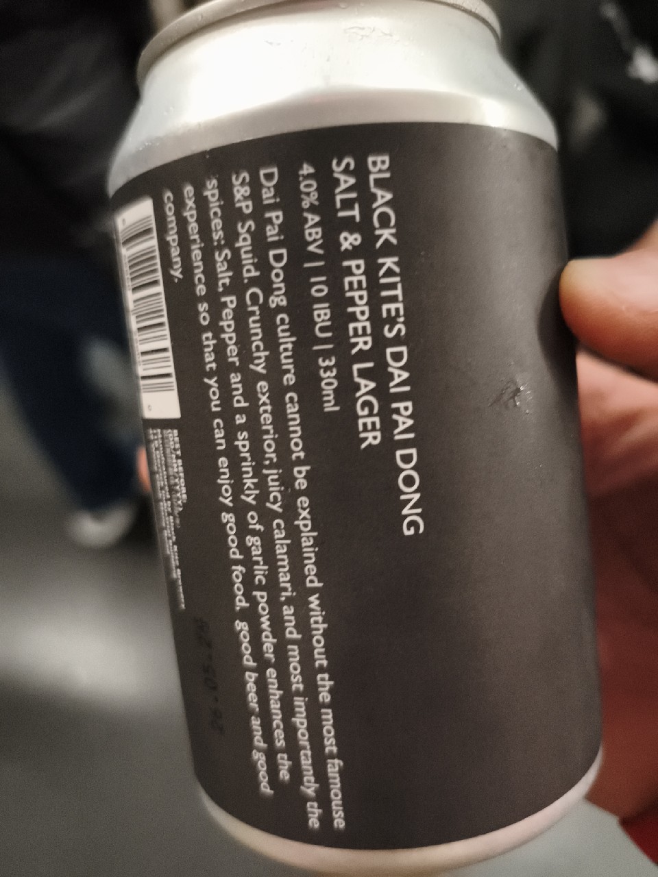 Dai Pai Dong Salt And Pepper / 大排檔鹽同胡椒啤酒, Black Kite Brewery