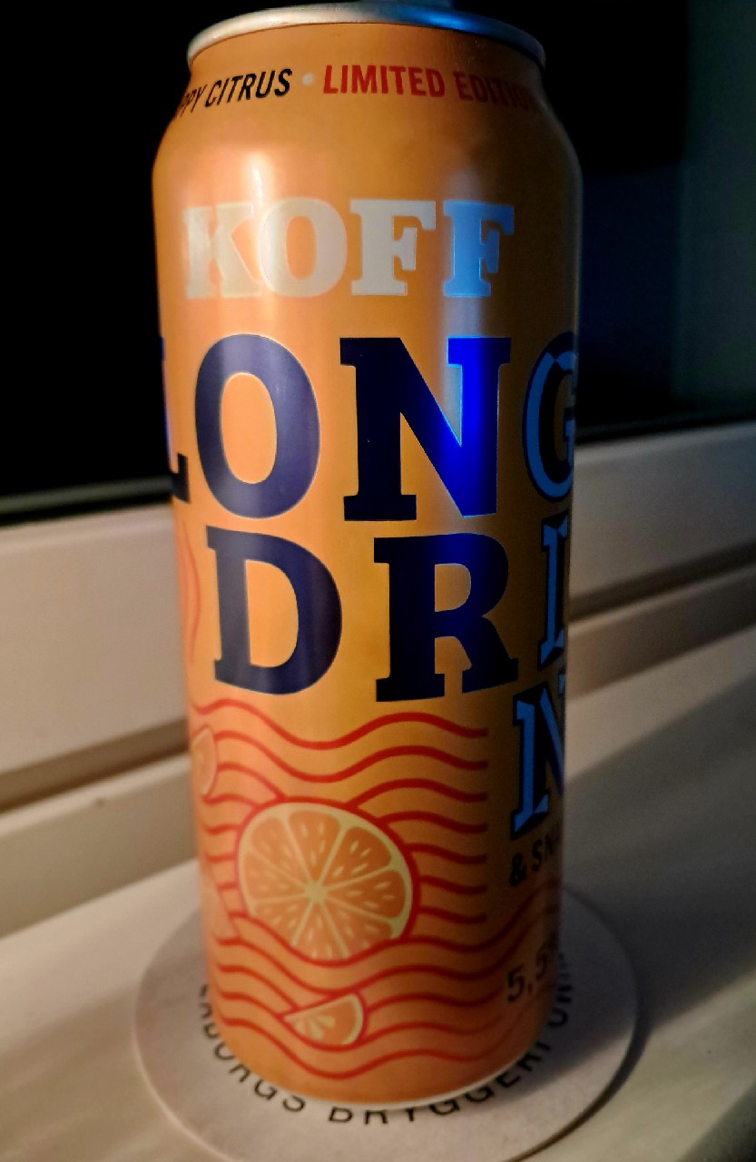 KOFF Long Drink Snappy Citrus, Finland