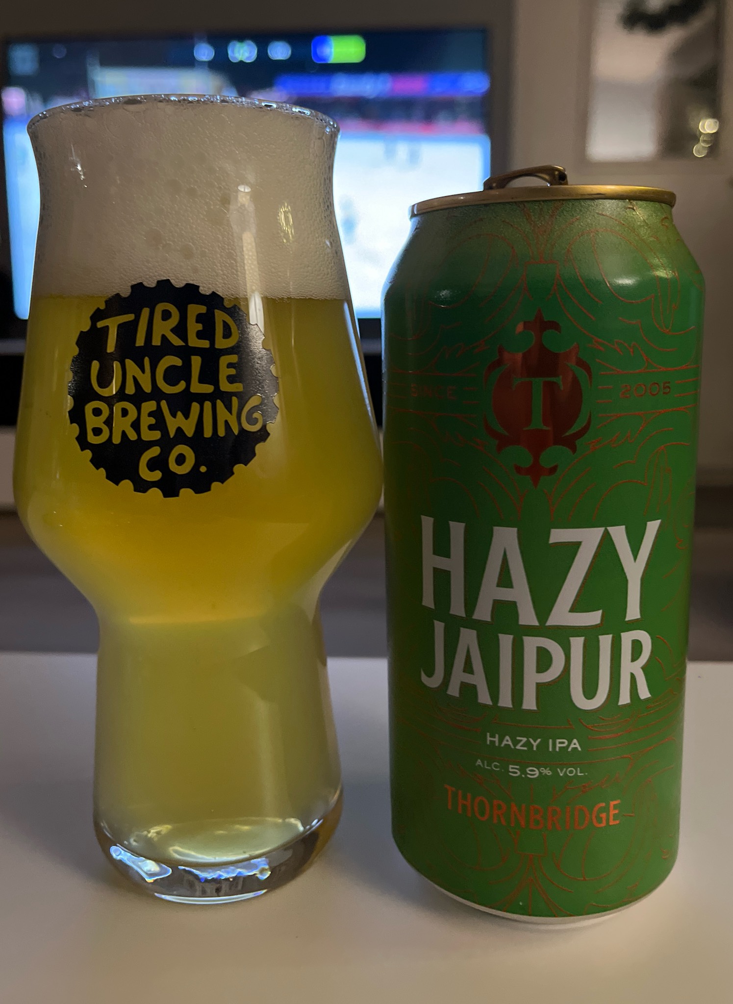 Hazy Jaipur, Thornbridge Brewery