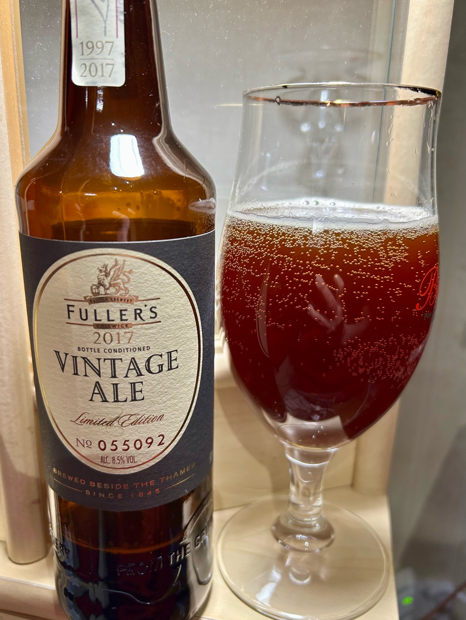 Vintage Ale (2017), Fuller's Griffin Brewery (Asahi Breweries)