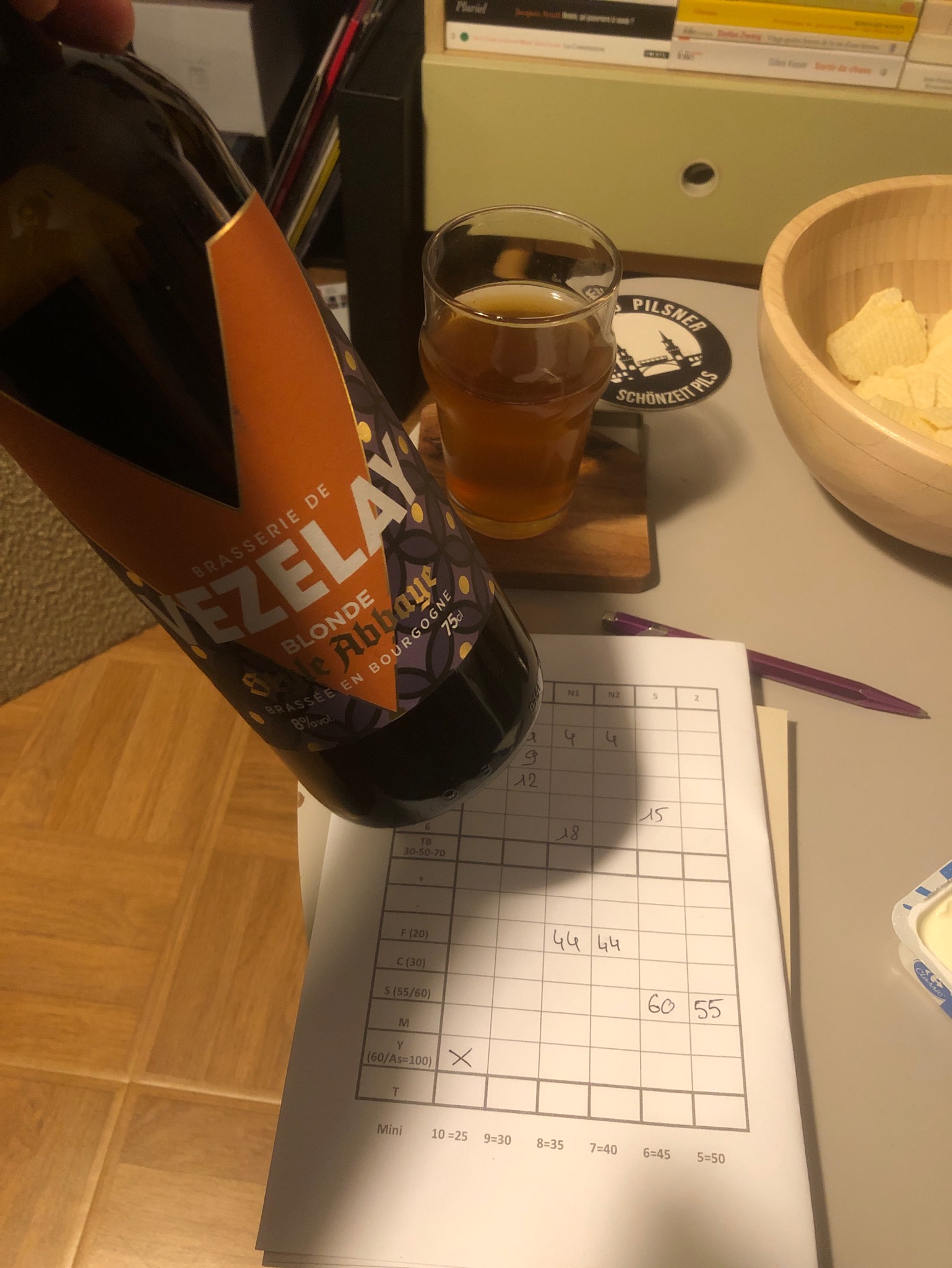 Vézelay Blonde Style Abbaye, France