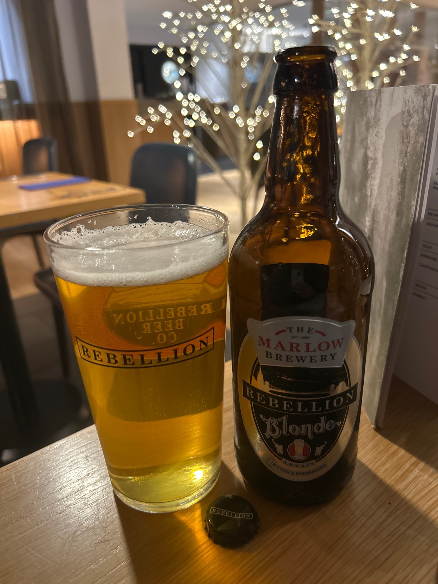Rebellion Blonde, Rebellion Beer