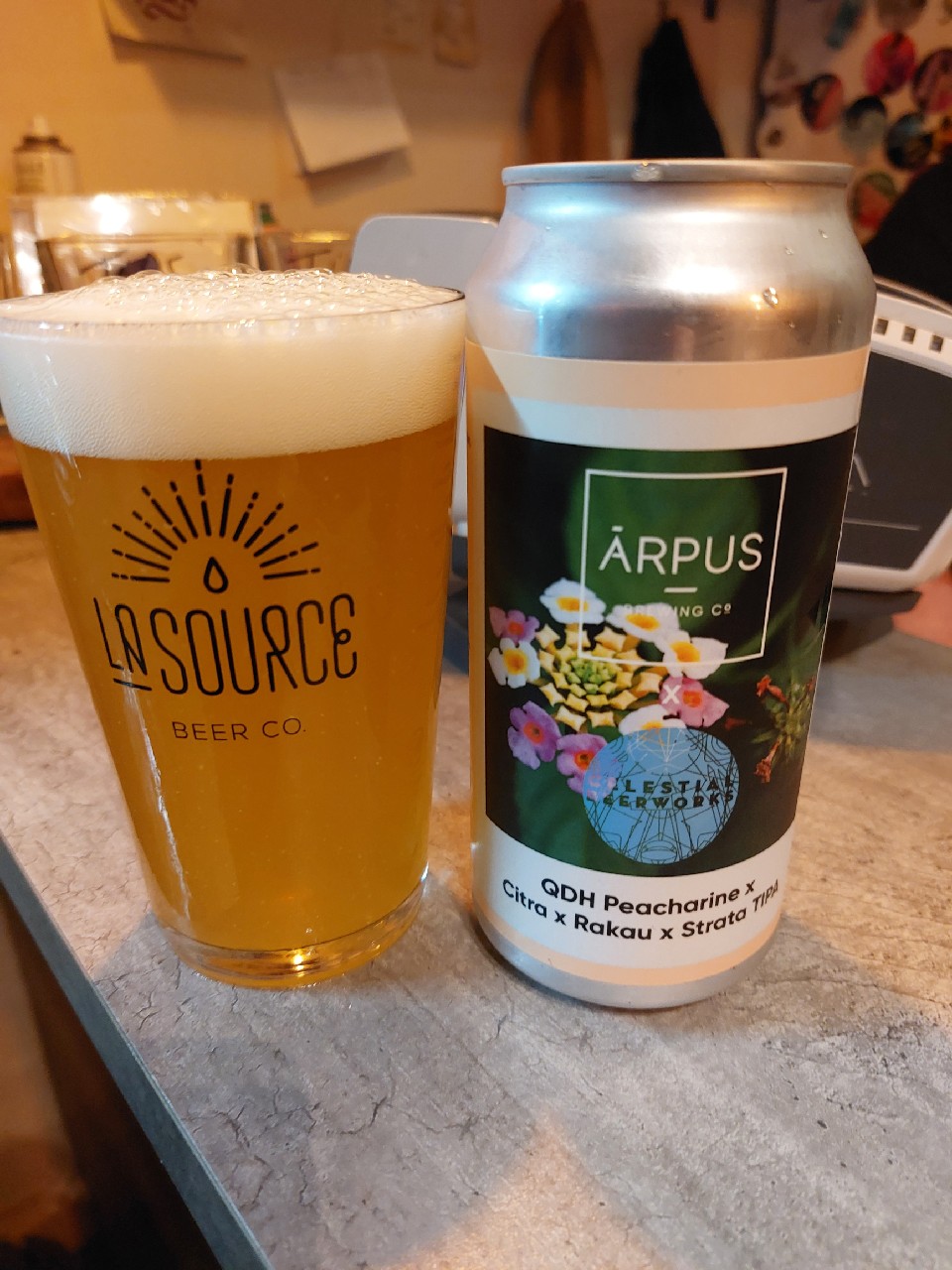 QDH Peacharine x Citra x Rakau x Strata TIPA (Collab Celestia), Latvia