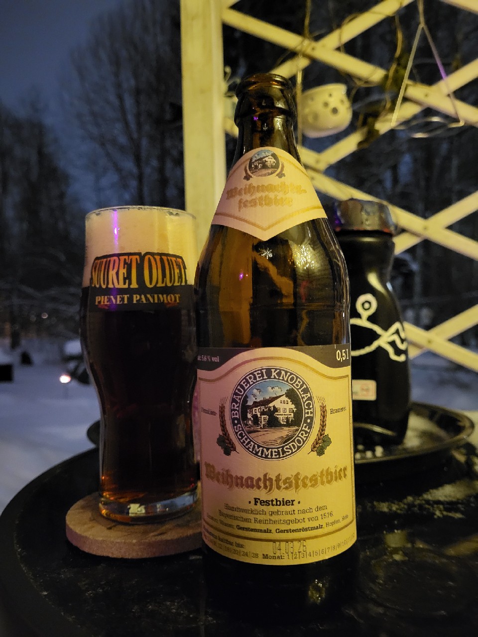 Weihnachtsfestbier, Brauerei Knoblach Schammelsdorf