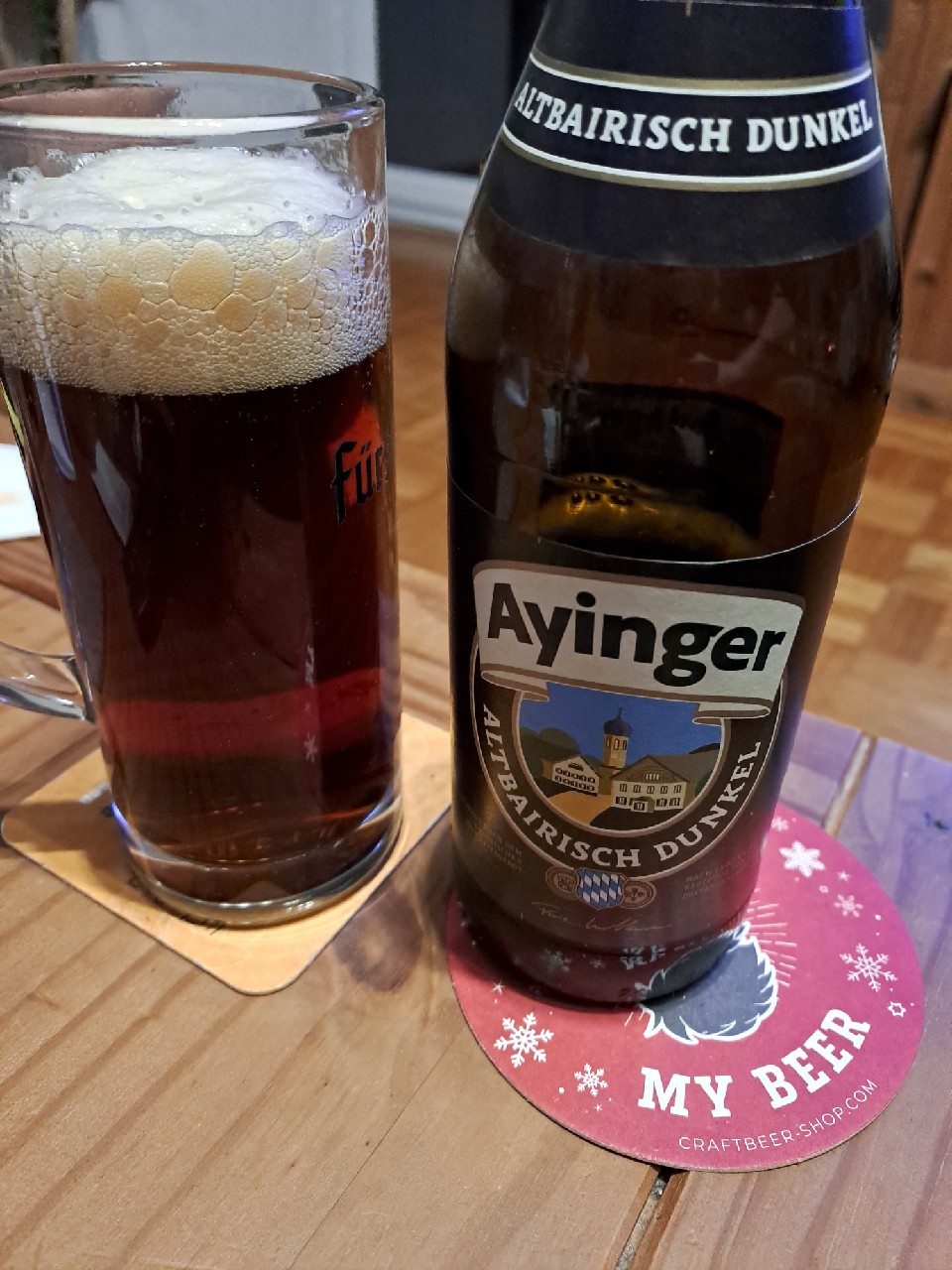 Altbairisch Dunkel, Ayinger Privatbrauerei
