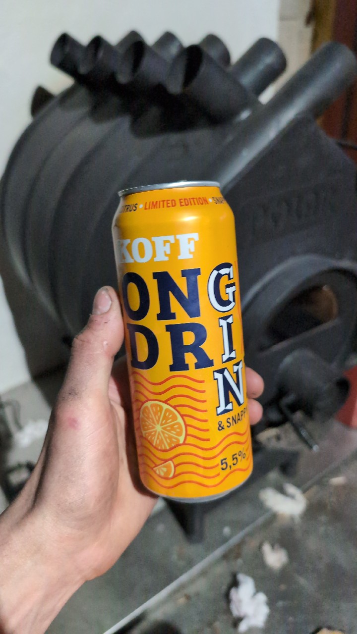 KOFF Long Drink Snappy Citrus, Finland