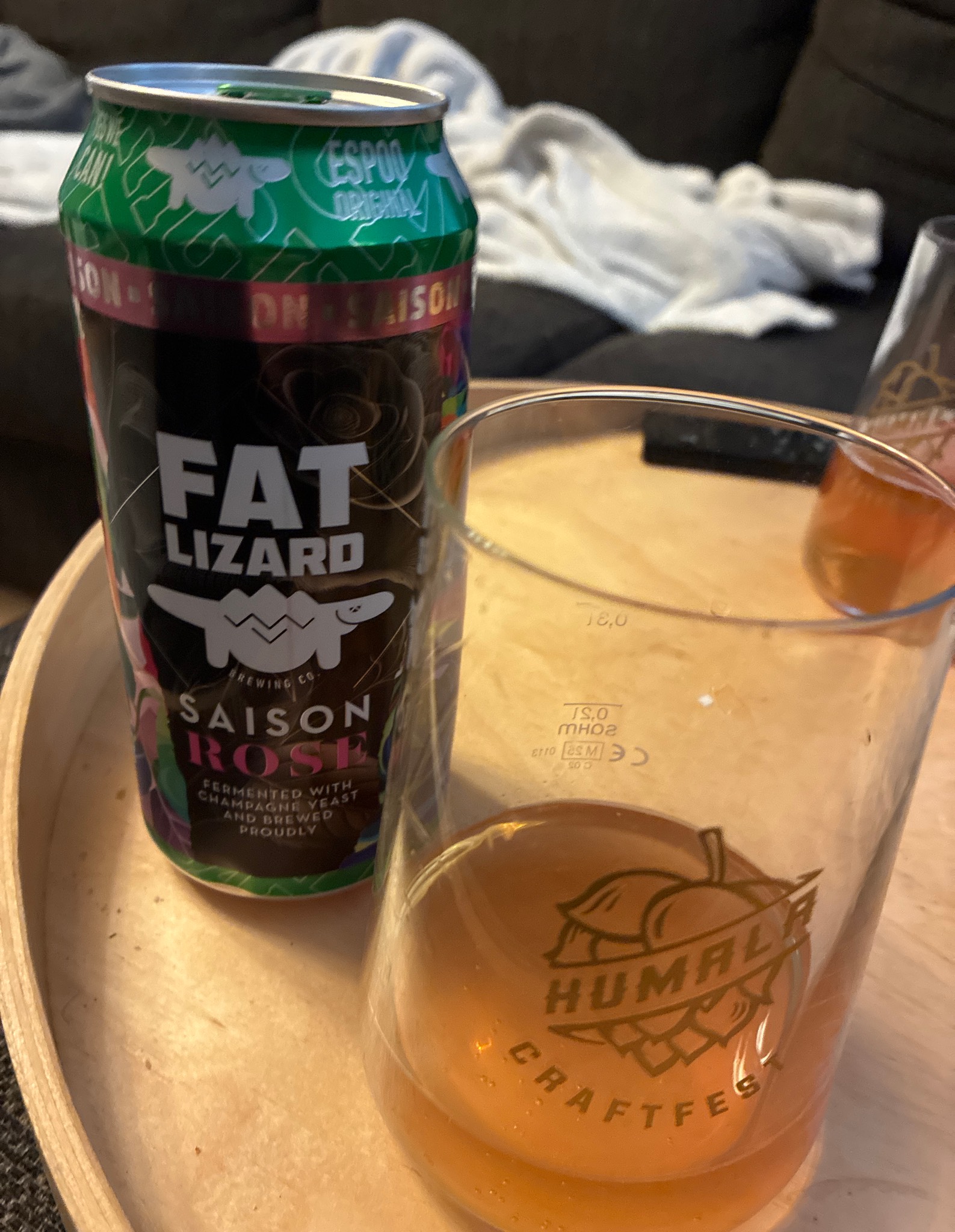 Saison Rose 5.5 %, Fat Lizard Brewing Co.