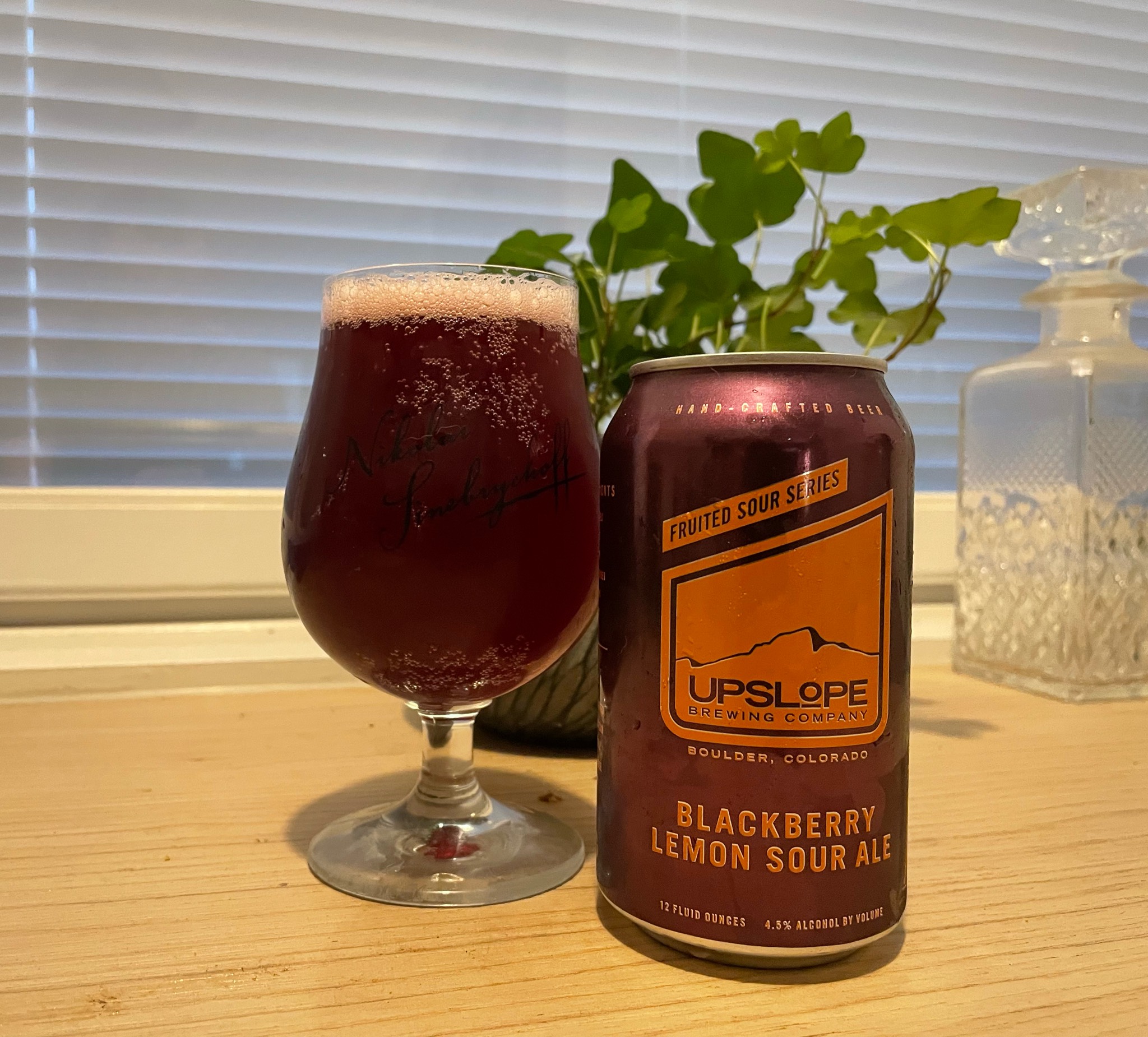 Blackberry Lemon Sour Ale, Upslope Brewing Company