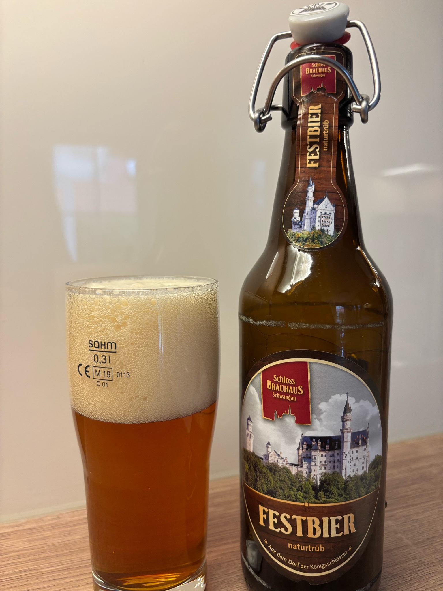 Festbier Naturtrüb, Schloss Brauhaus Schwangau