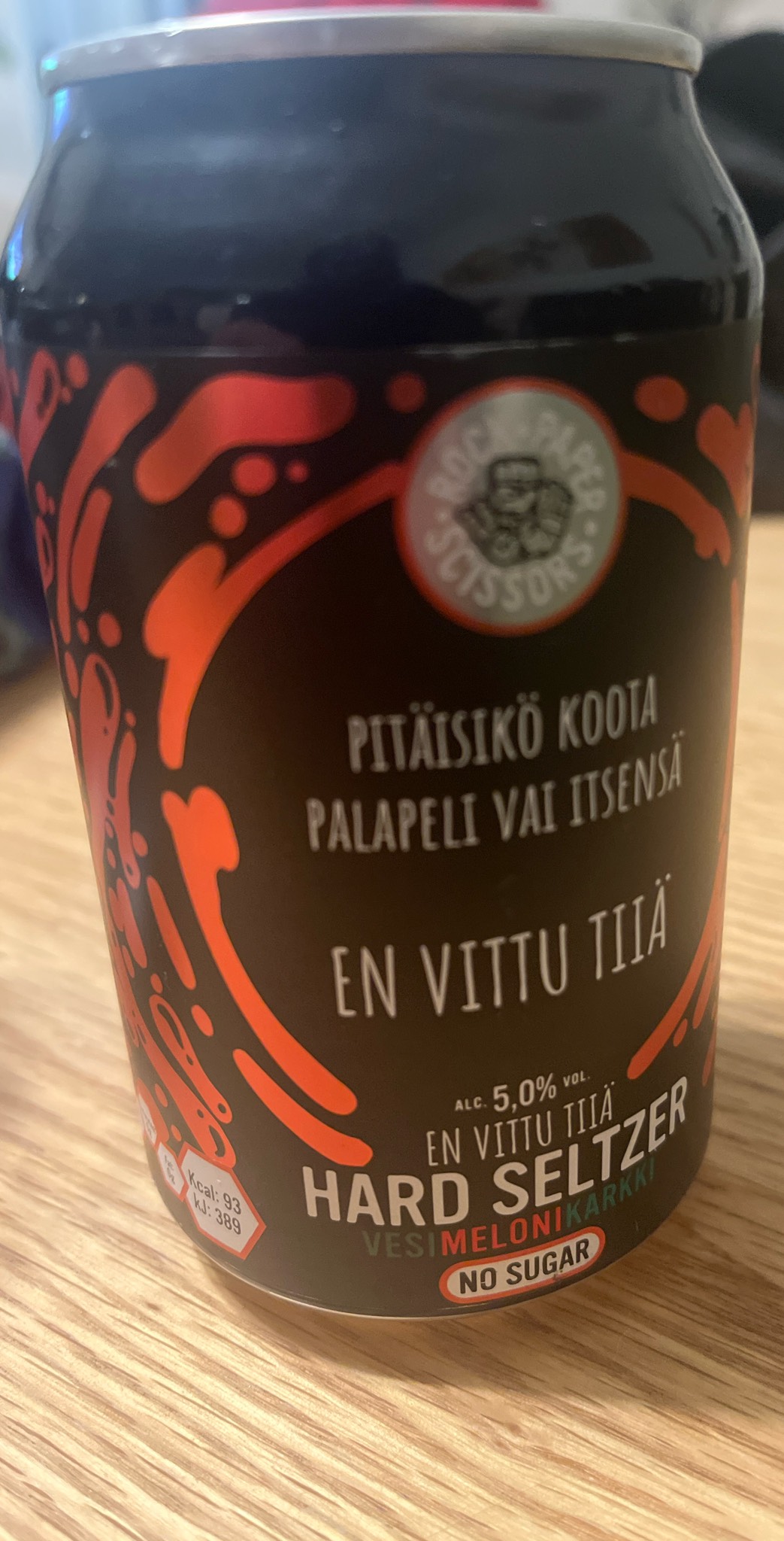 En Vittu Tiiä Hard Seltzer Vesimelonikarkki, Finland
