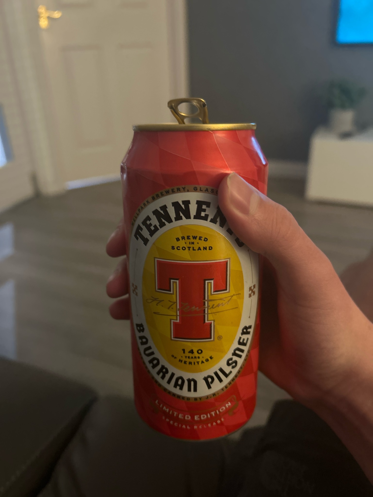 Tennent's Bavarian Pilsner, Scotland