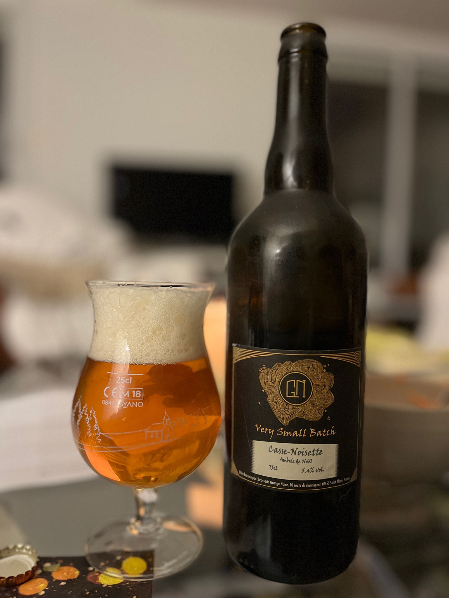 Casse noisette, Brasserie Grange Noire