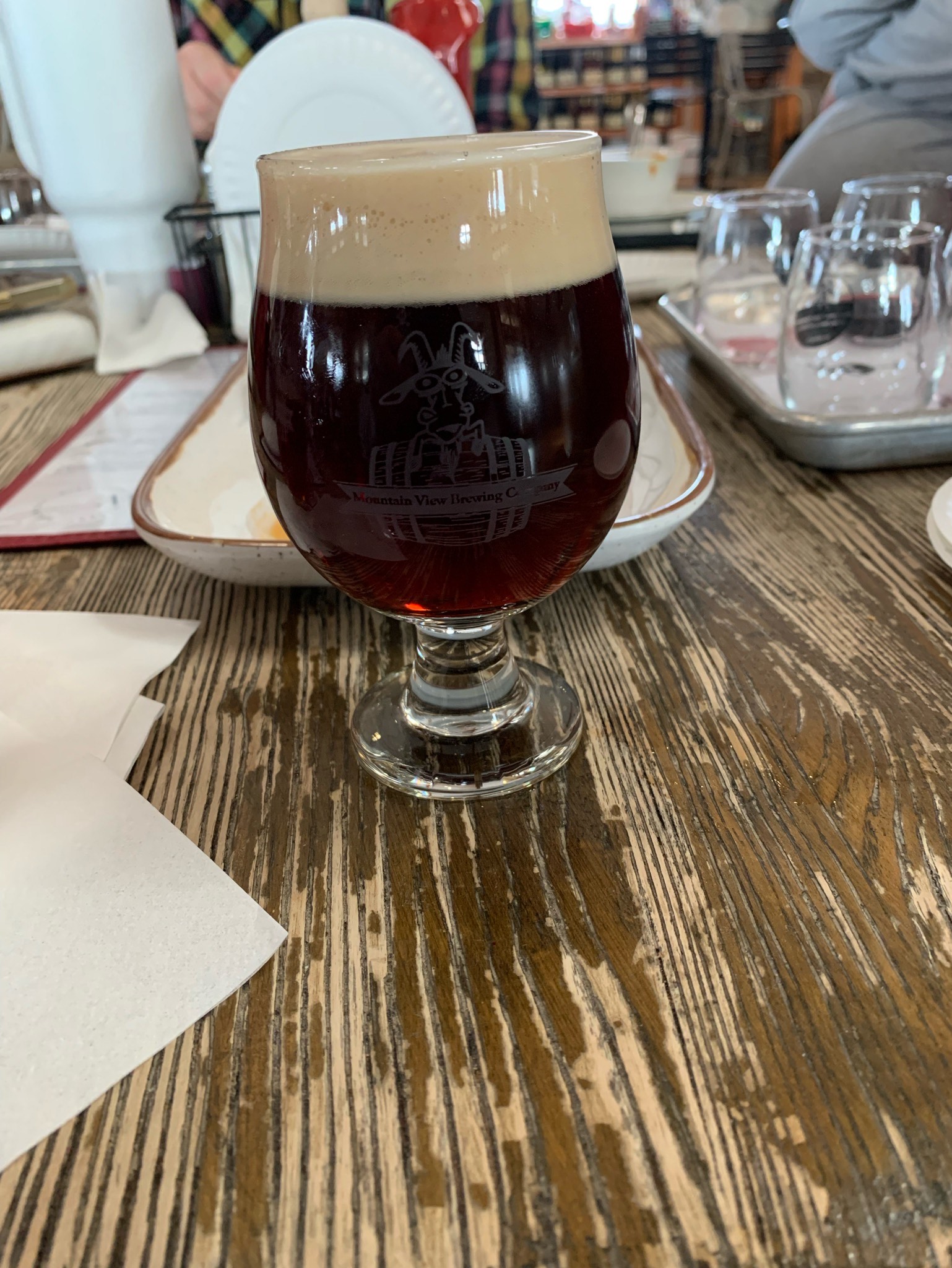Randy's Brandy Barrel Aged Porter, Mountain View Winery Brewery Distillery
