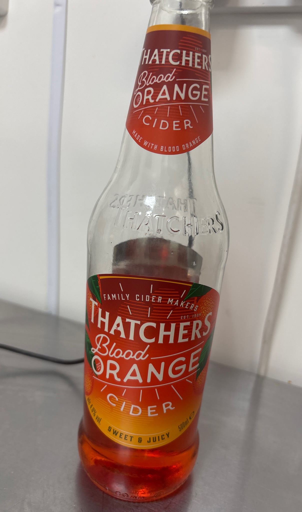 Thatchers Blood Orange Cider, Thatchers Cider