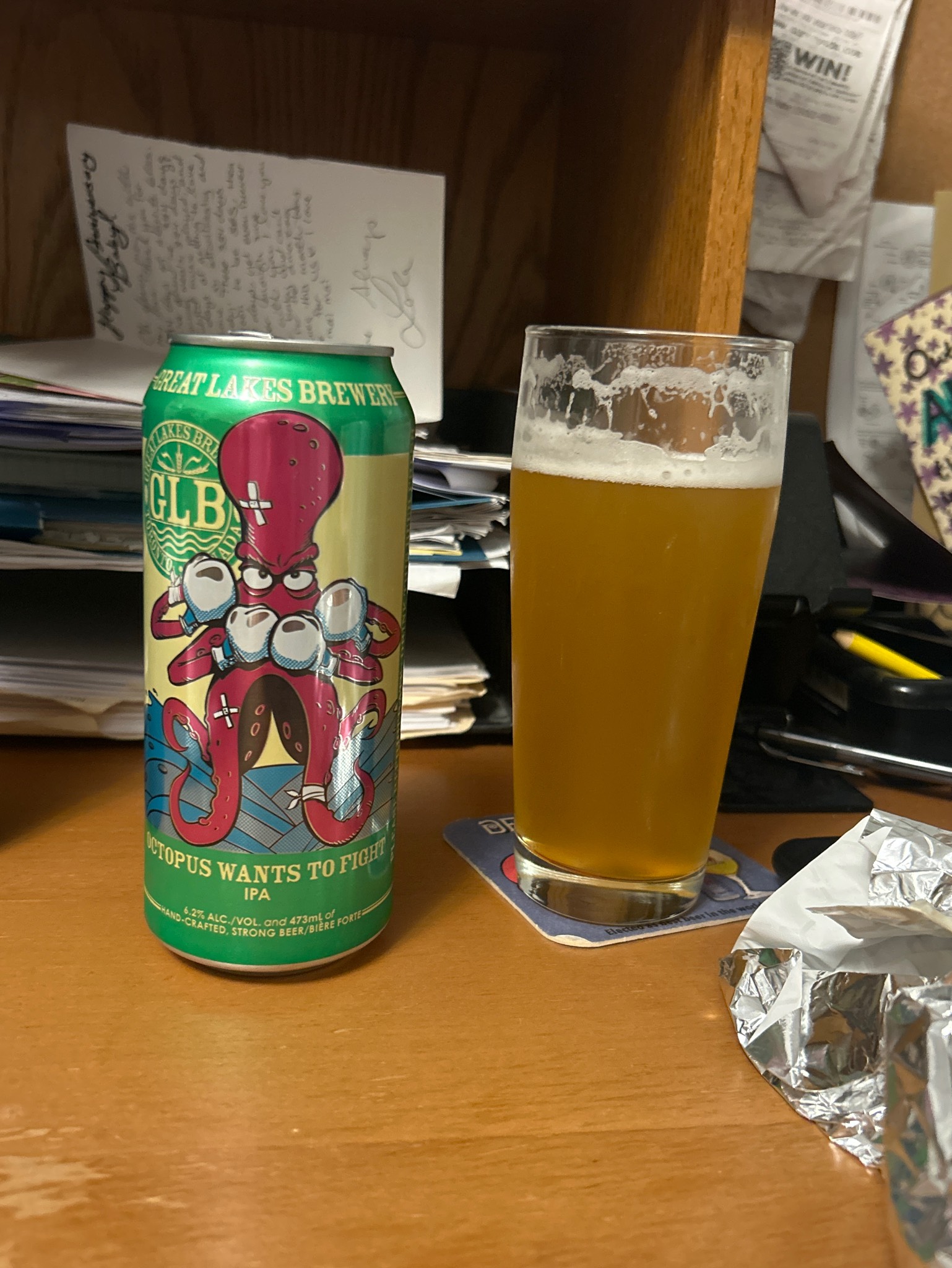 Octopus Wants To Fight Ipa, Great Lakes Brewery