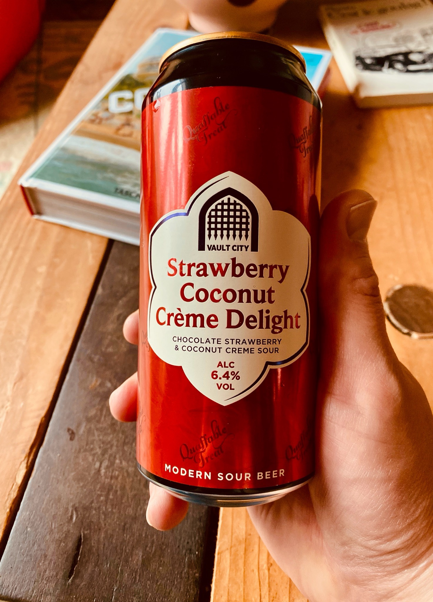 Strawberry coconut creme delight, Scotland