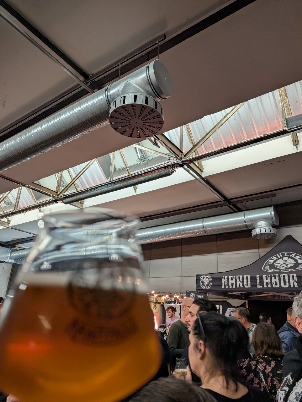 Amber, Hard labor brew