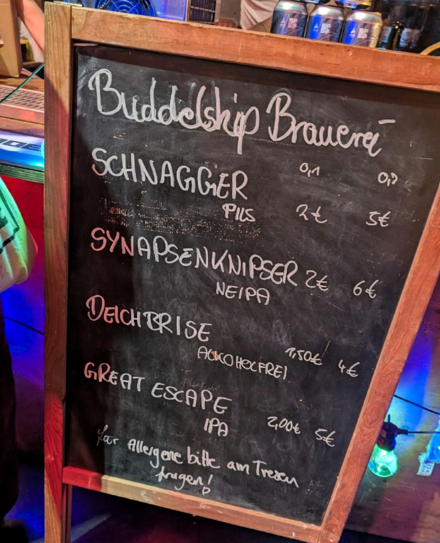 Great Escape, Buddelship Brauerei