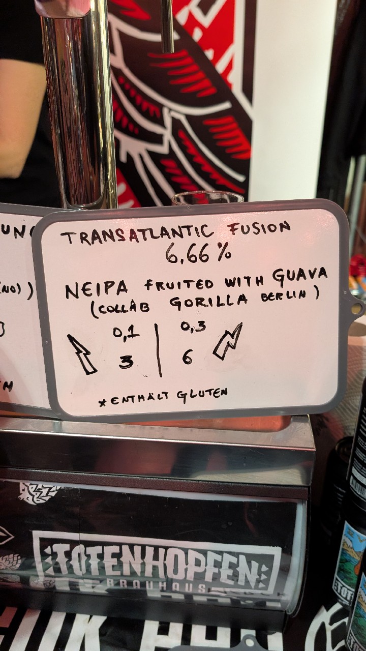Transatlantic Fusion, Totenhopfen Brauhaus