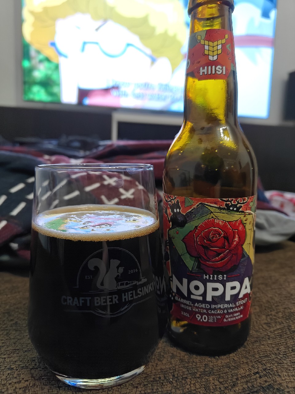 Noppa Imperial Stout (Barrel Aged Random Series), Panimo Hiisi