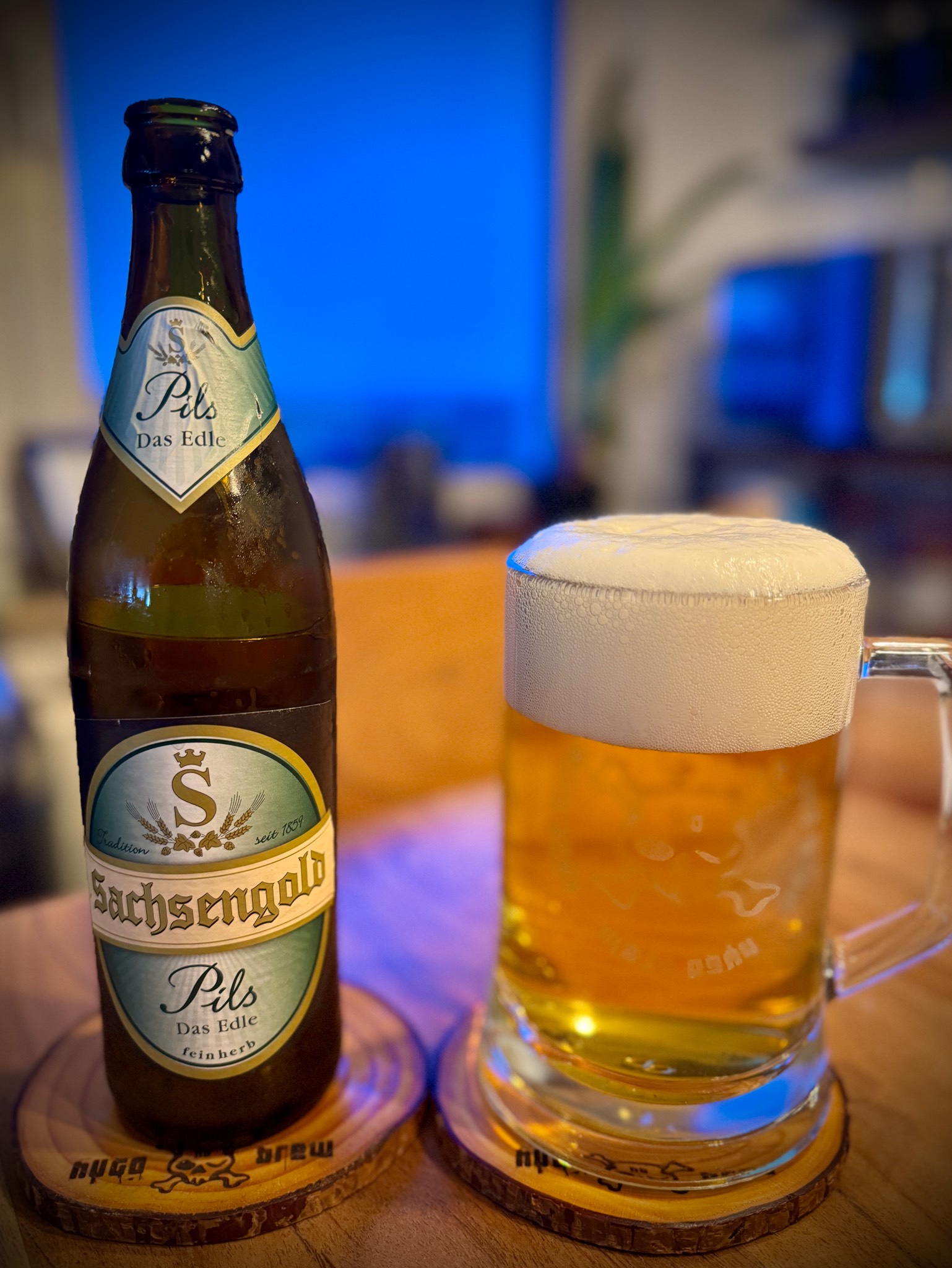 Sachsengold Pils Feinherb, Mauritus Brauerei Zwickau