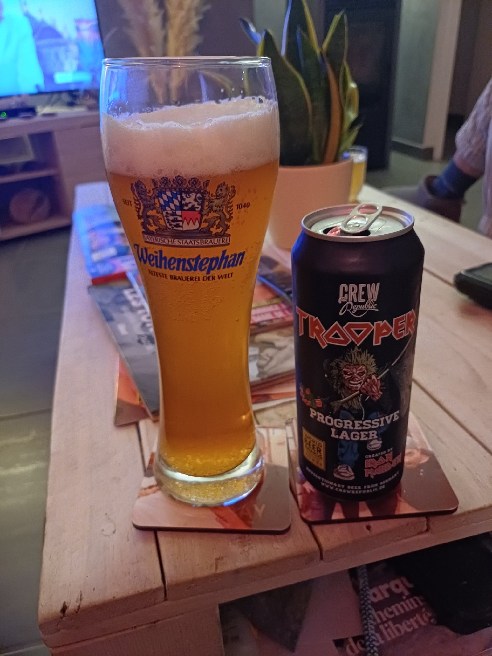 Trooper Progressive Lager, CREW Republic Brewery