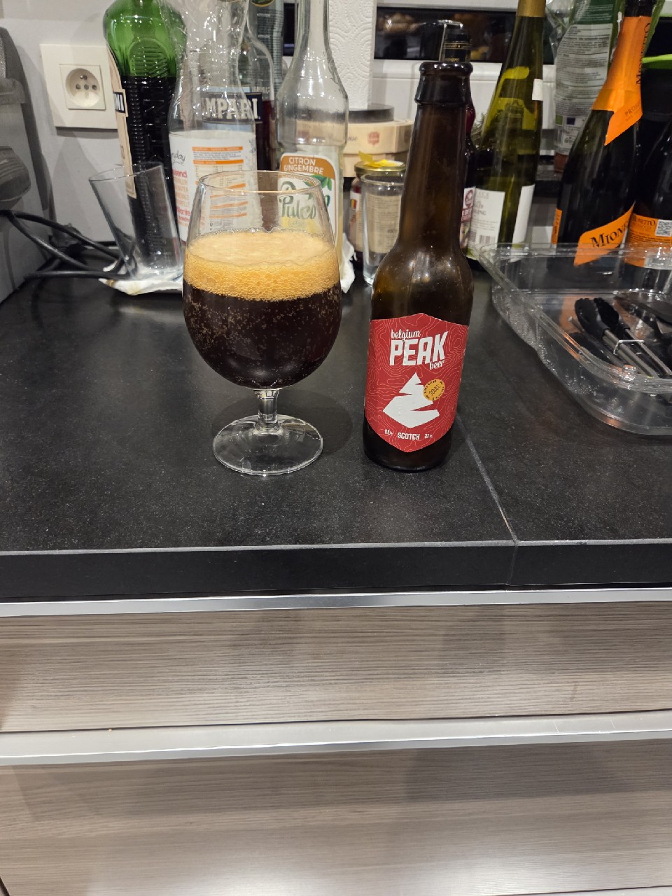 Peak Scotch, Belgium Peak Beer