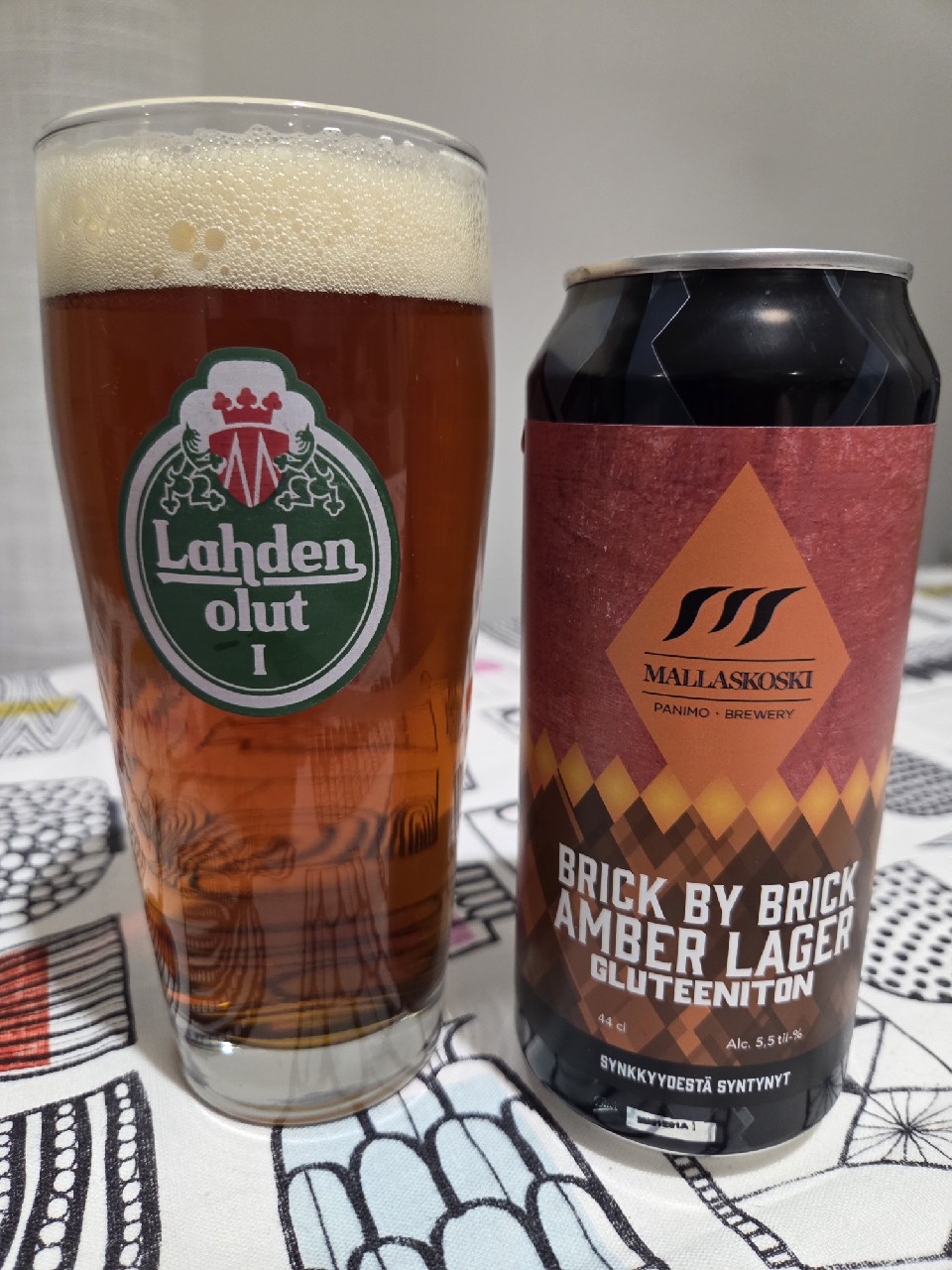 Brick By Brick Amber Lager, Finland