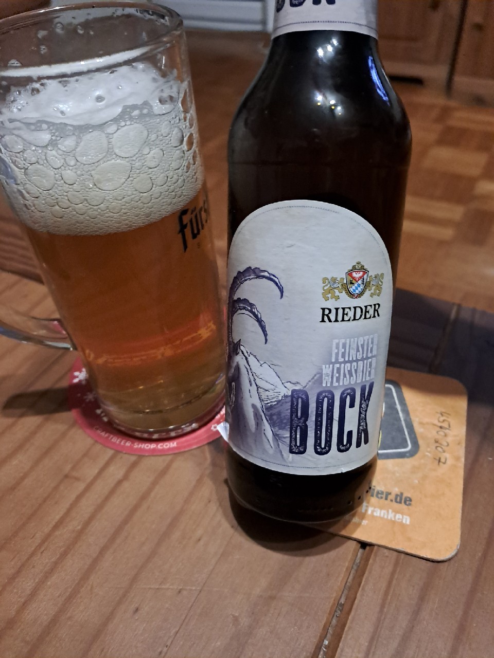 Rieder Feinster Weissbier Bock, Brauerei Ried
