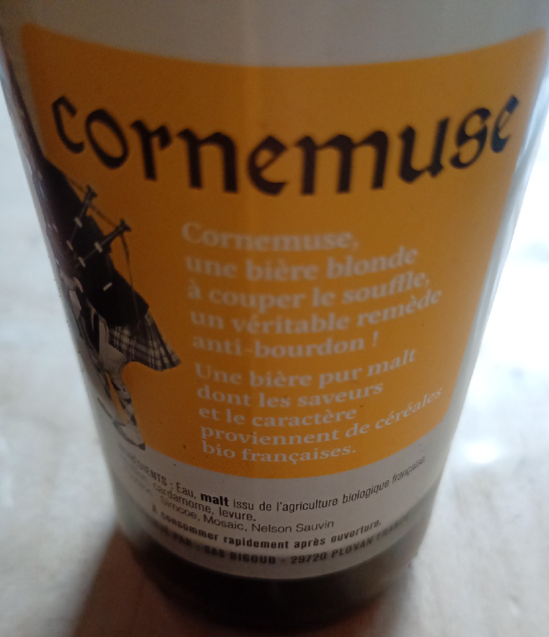 Cornemuse Bière Blonde, France