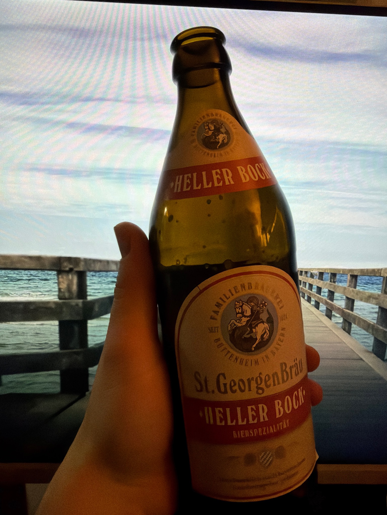 Heller Bock, St. Georgen Bräu