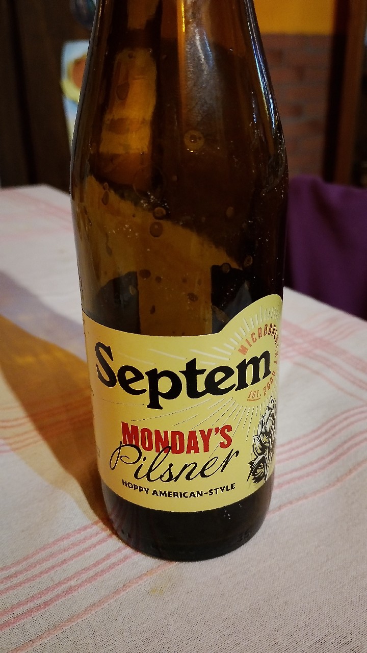 Monday's Pilsner, Septem Microbrewery