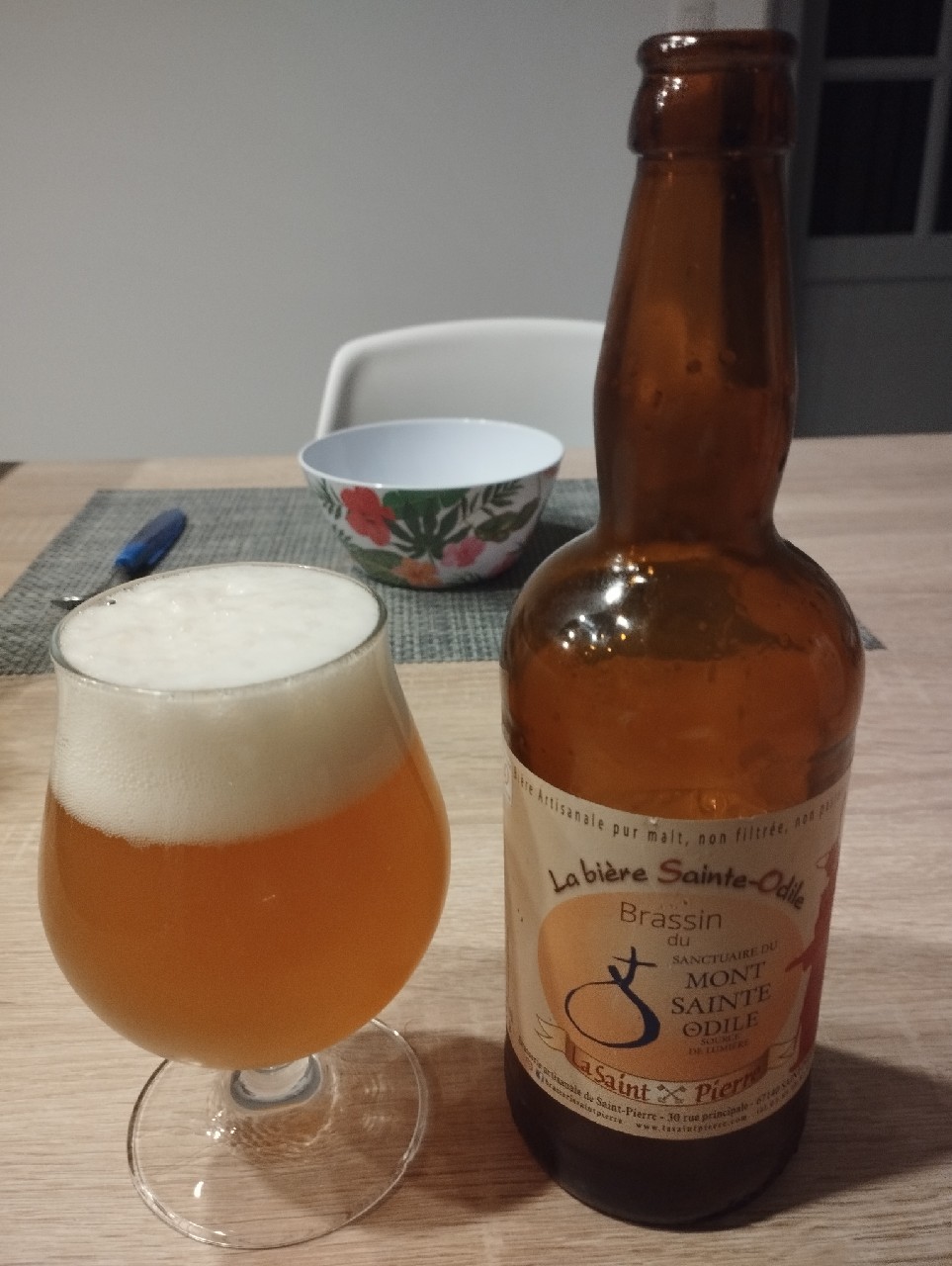 La Bière Saint-Odile Brassin Du Jubilé 2020, Brasserie La Saint-Pierre