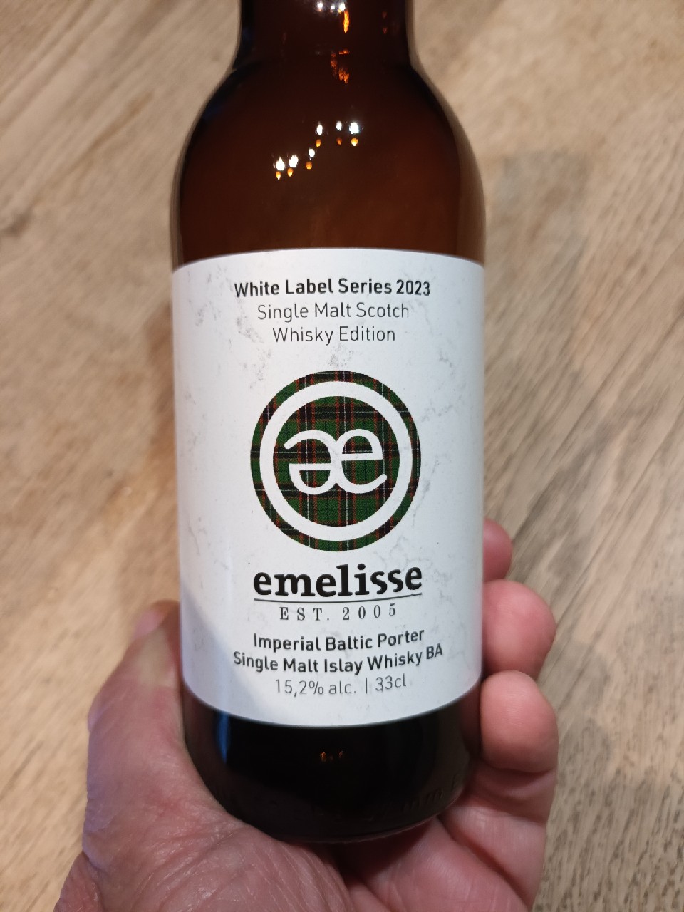 White Label Imperial Baltic Porter Single Malt Islay Whisky BA, Brouwerij Emelisse